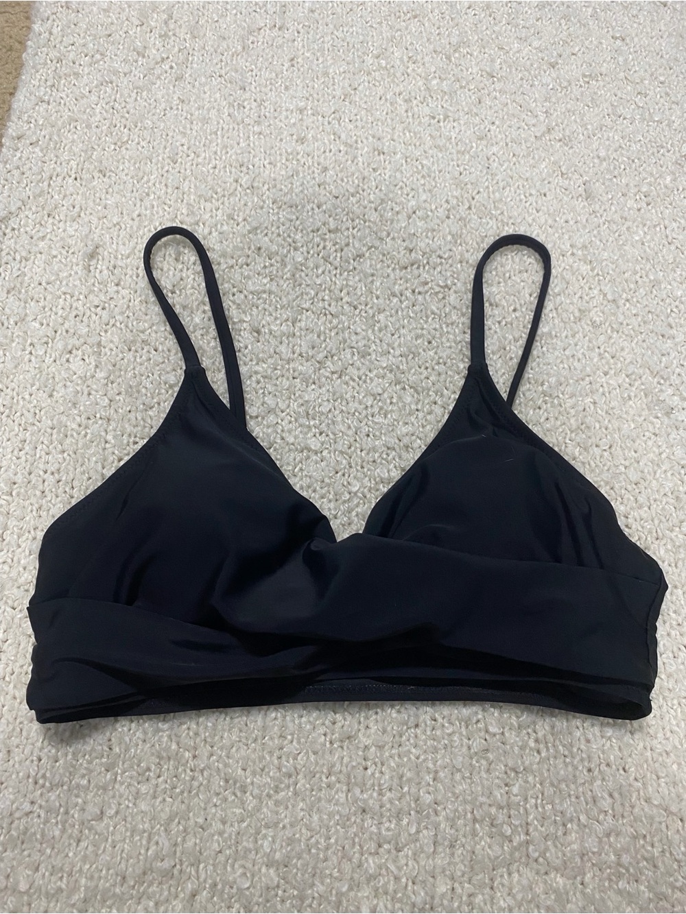 Black Bikini Top - Small - NWOT
